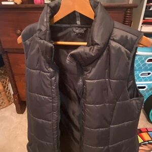 ZELOS Charcoal Puffer Vest